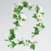 Artificial Daisy Garland - White
