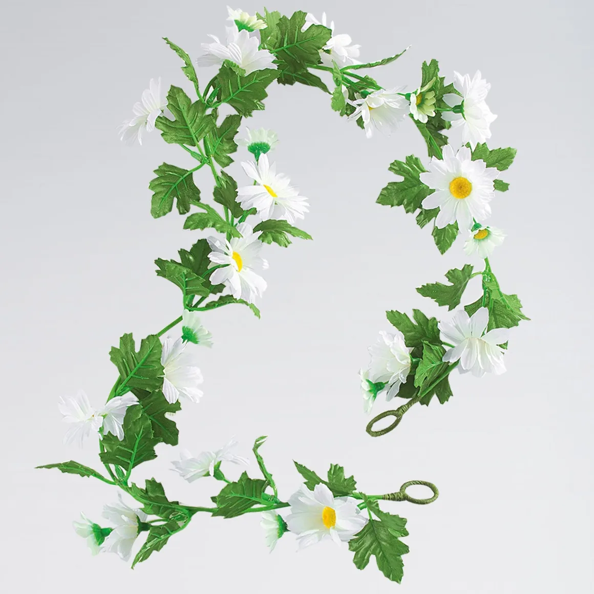 Artificial Daisy Garland - White