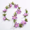 Artificial Flower Garland - Purple (1m approx)