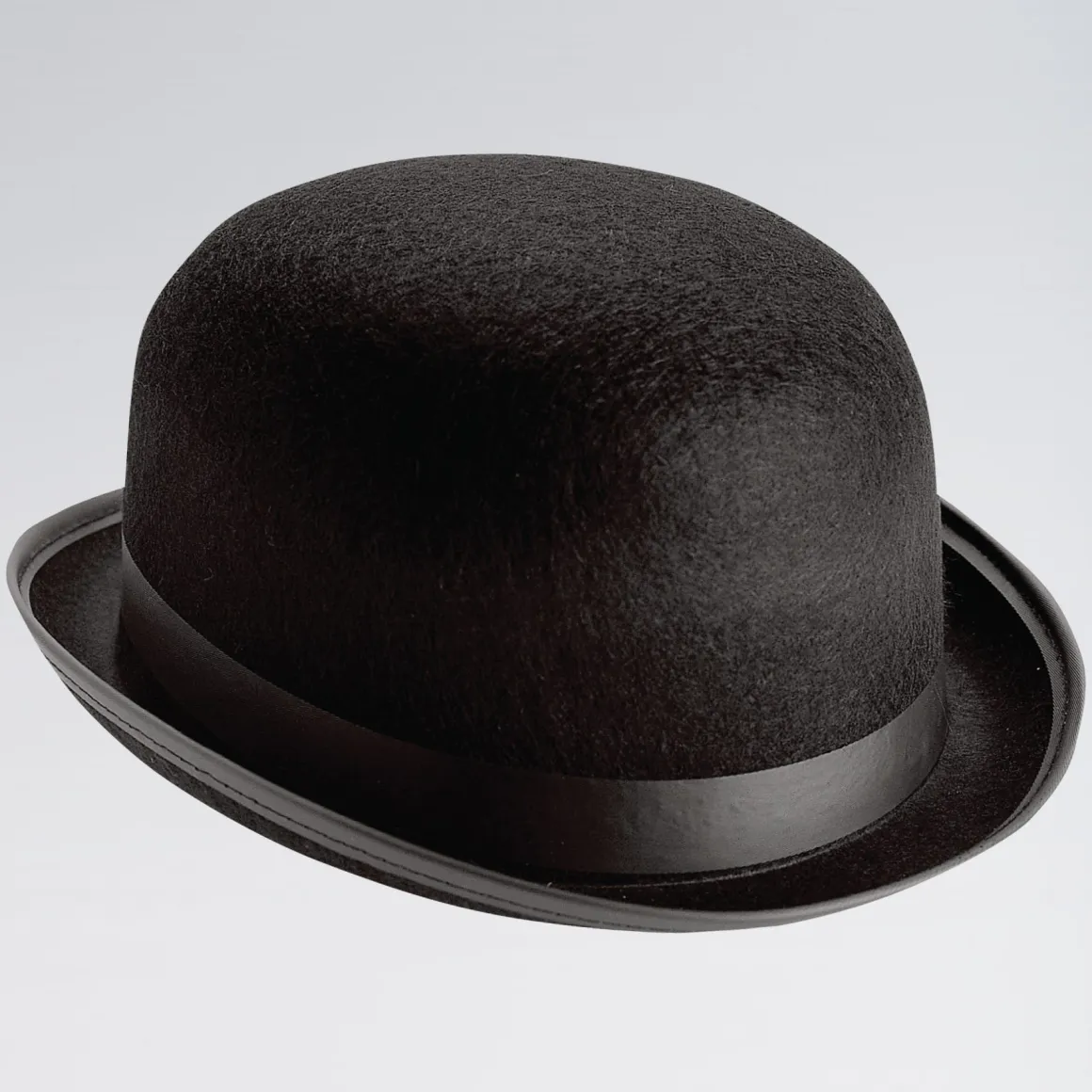 Black Felt Bowler Hat
