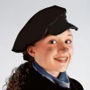 Black Flat Cap Child Size