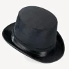 Black Velour Top Hat