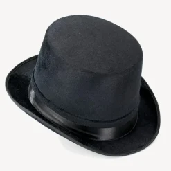 Black Velour Top Hat
