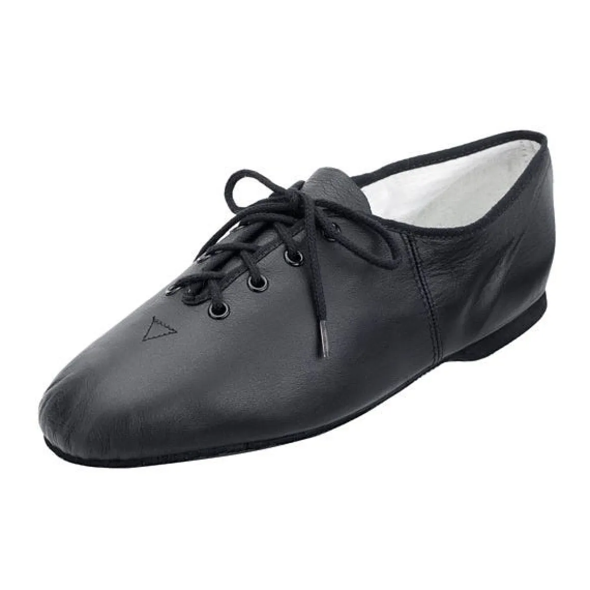 Bloch Essential Full Sole Leather Lace Up Jazz Shoe Black