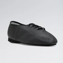 Bloch Essential Full Sole Leather Lace Up Jazz Shoe Black
