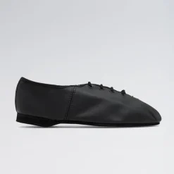 Bloch Essential Full Sole Leather Lace Up Jazz Shoe Black