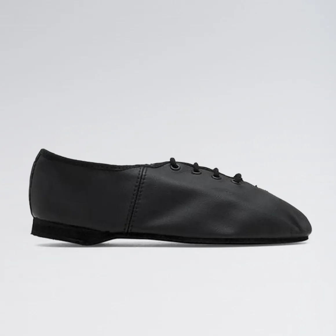 Bloch Essential Full Sole Leather Lace Up Jazz Shoe Black