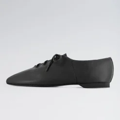 Bloch Essential Full Sole Leather Lace Up Jazz Shoe Black