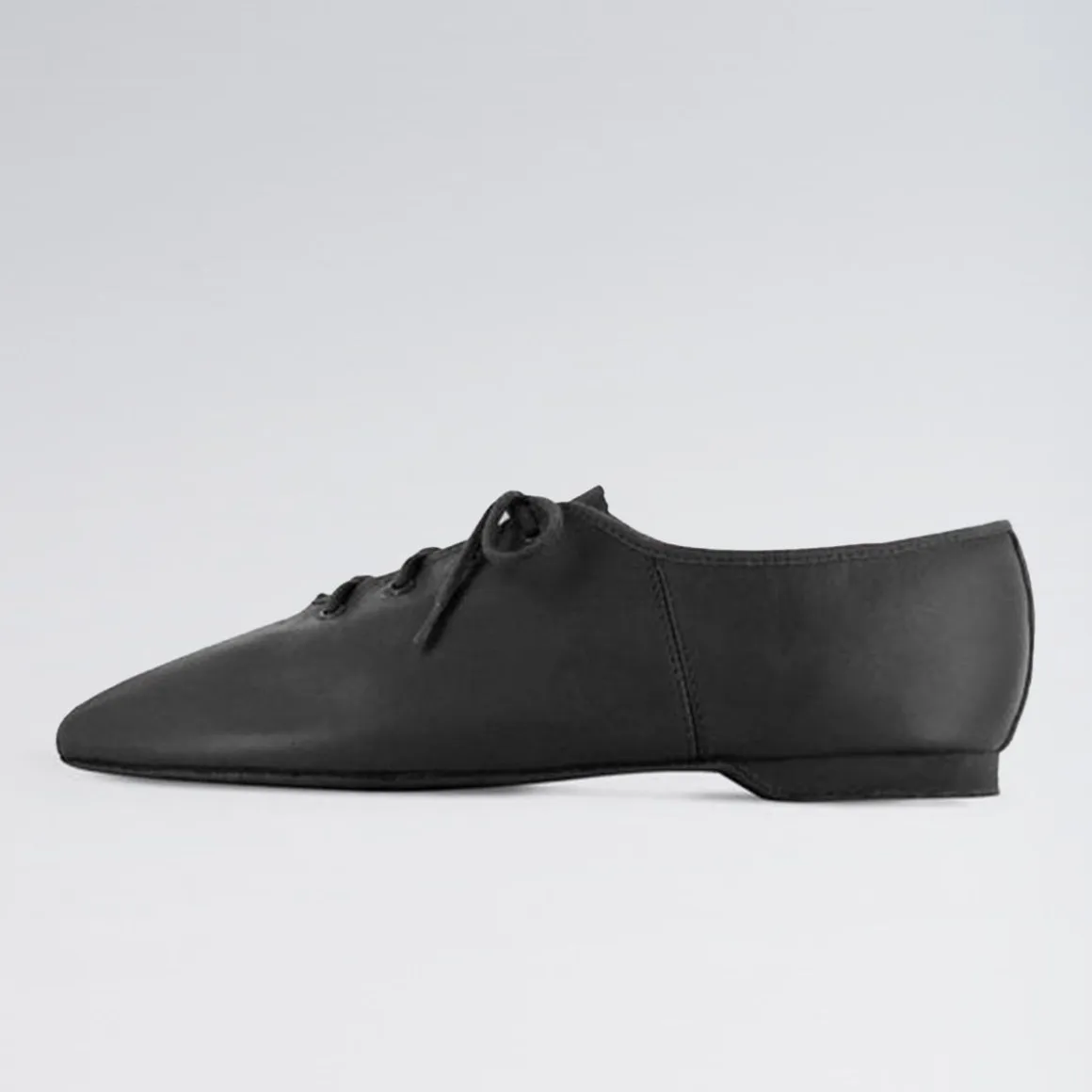 Bloch Essential Full Sole Leather Lace Up Jazz Shoe Black