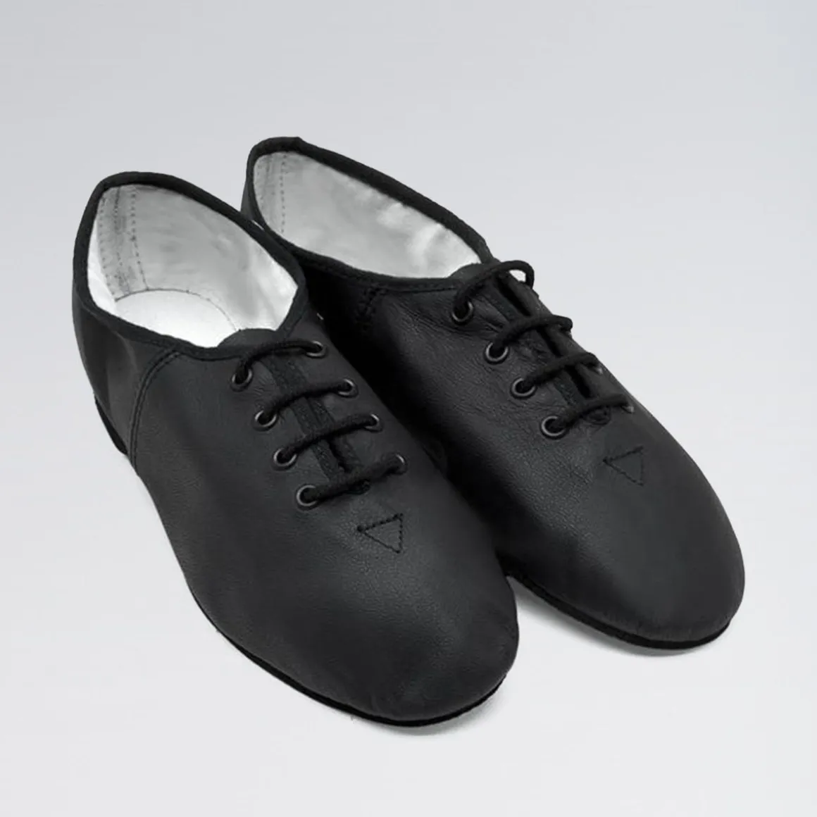 Bloch Essential Full Sole Leather Lace Up Jazz Shoe Black