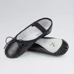 Capezio Daisy Ballet Shoes Black Leather Narrow