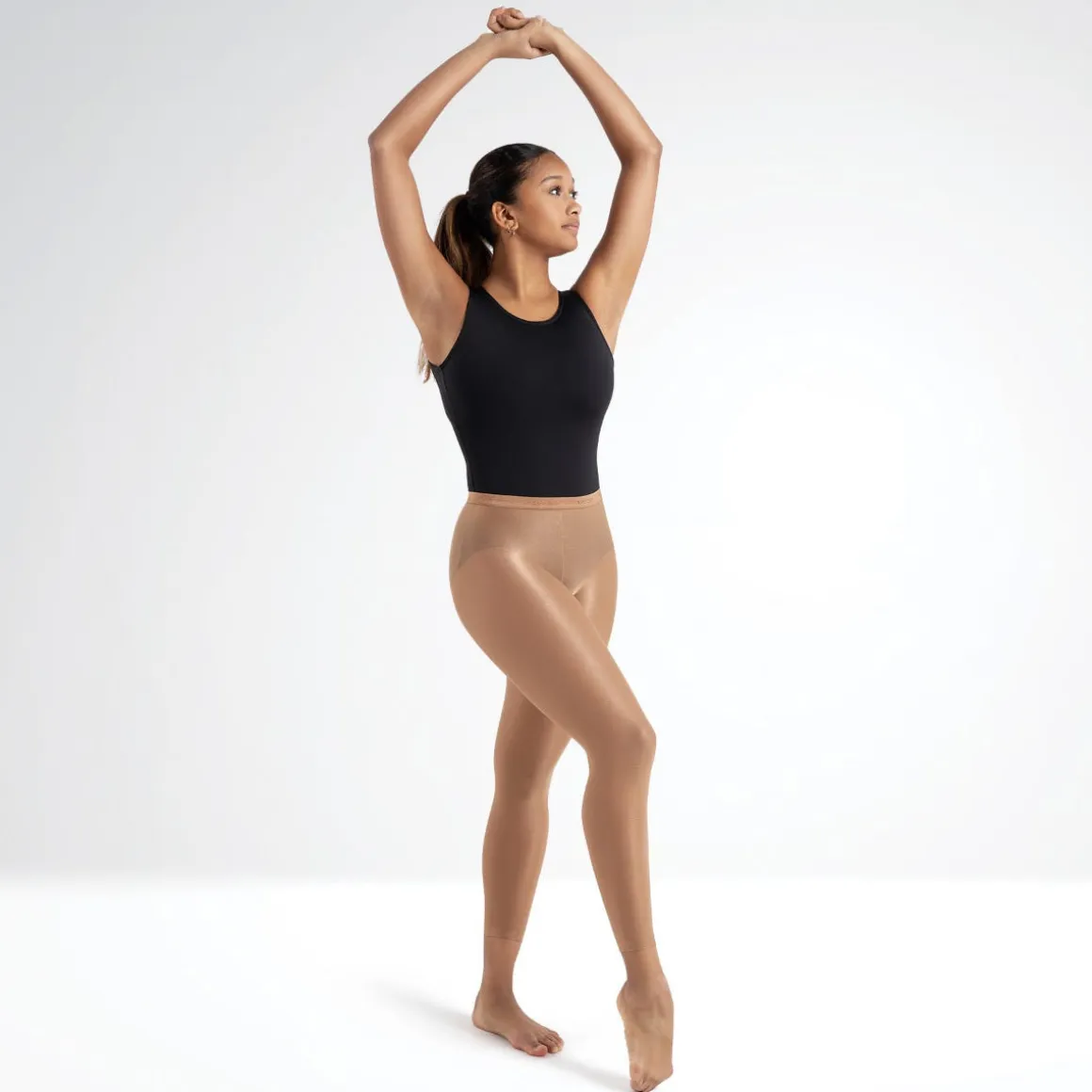 Capezio Ultra Shimmery Footless Tights