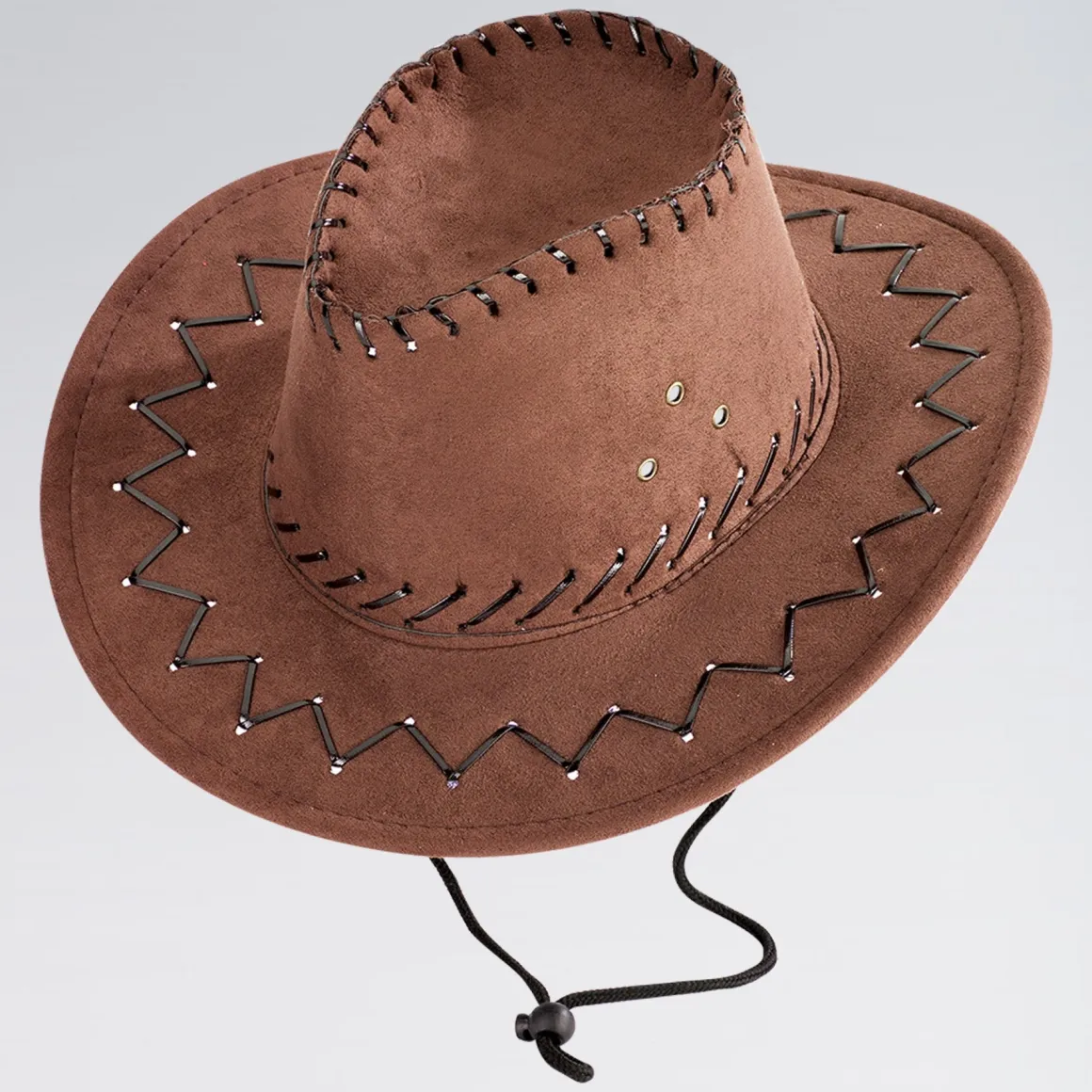 Childs Stitch Brown Cowboy Hat