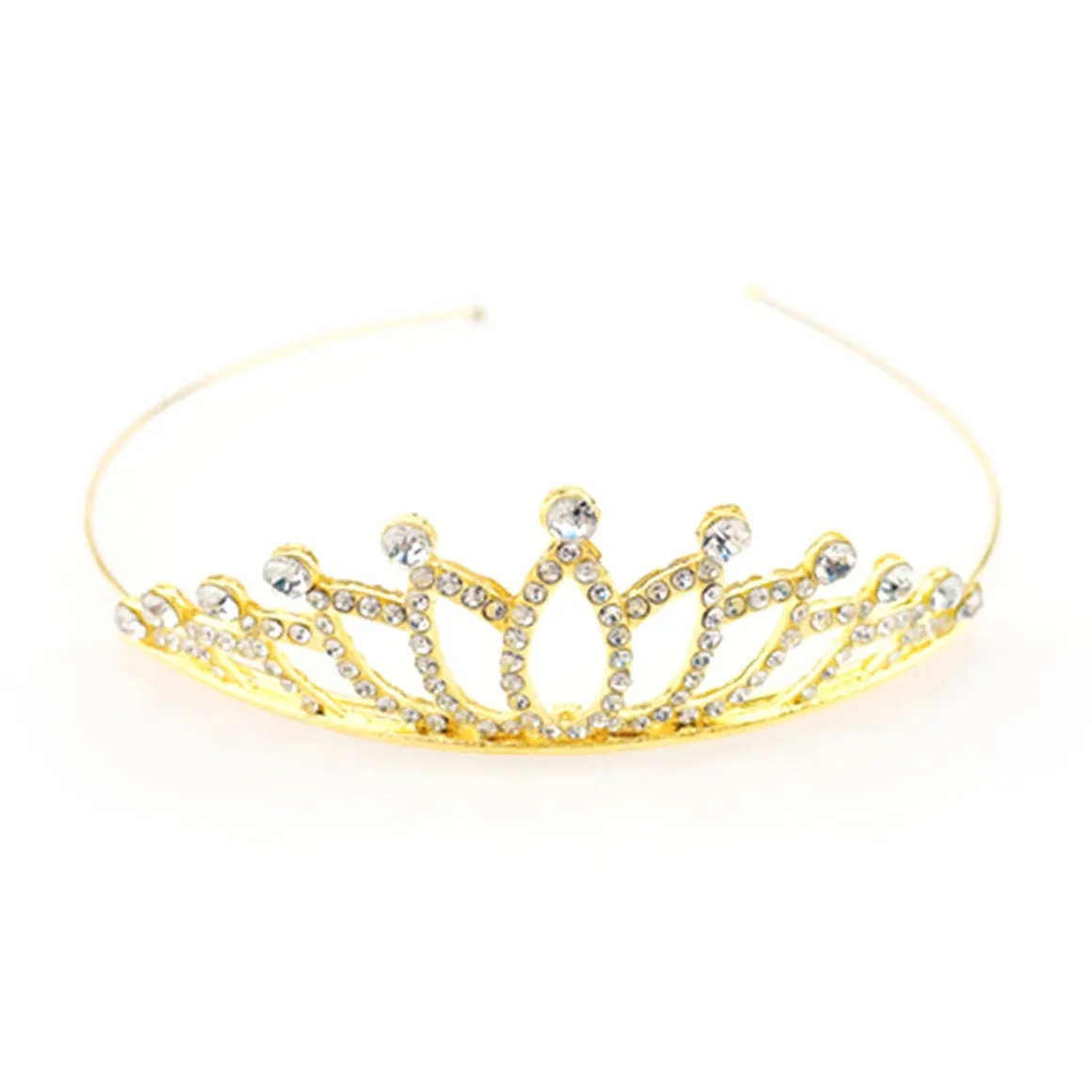 Diamante Point Tapered Tiara