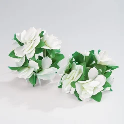 Flower Scrunchies pair