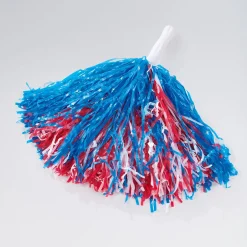 Hand Held Pom Pom (Red/White/Blue)