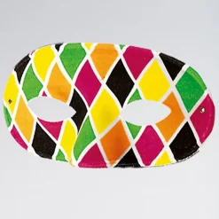 Harlequin Face Mask