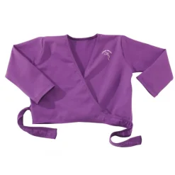 Junior Ballet Purple Wrapover Cardigan