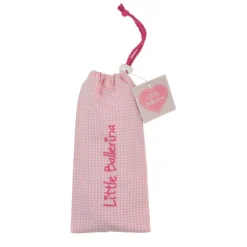Little Ballerina Small Gingham Shoe Bag