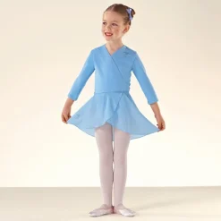 Melody Bear Pale Blue Wrapover Cardigan