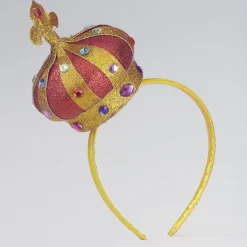 Mini Gold Crown on Aliceband