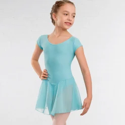 NATD Class / Preliminary/Grade 1 Voile Skirted Cap Sleeved Leotard