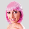 Pale Pink Short Wig