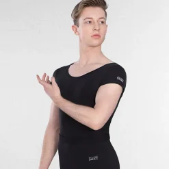 RAD Approved Scoop Neck Cap Sleeved Thong Back Leotard