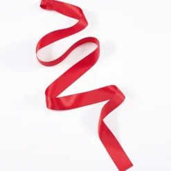 Red Ribbon Streamer with Finger Loop Length 125cm