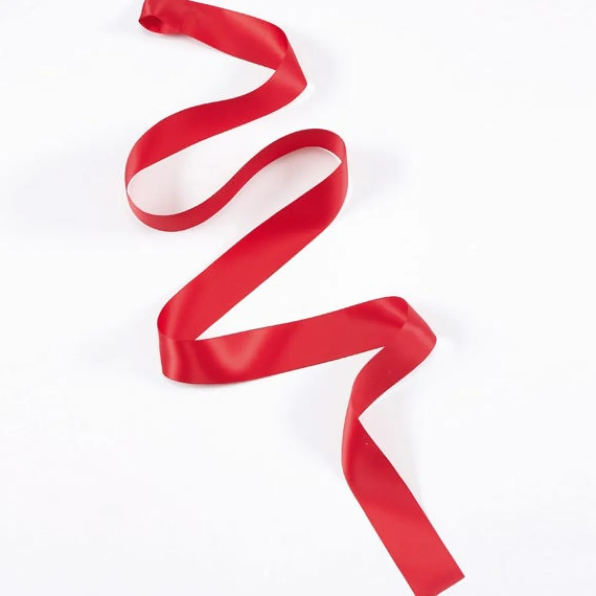 Red Ribbon Streamer with Finger Loop Length 125cm