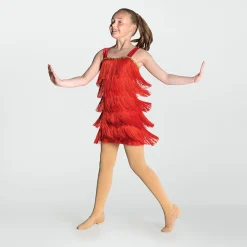 Sequin Trimmed Flapper Dress