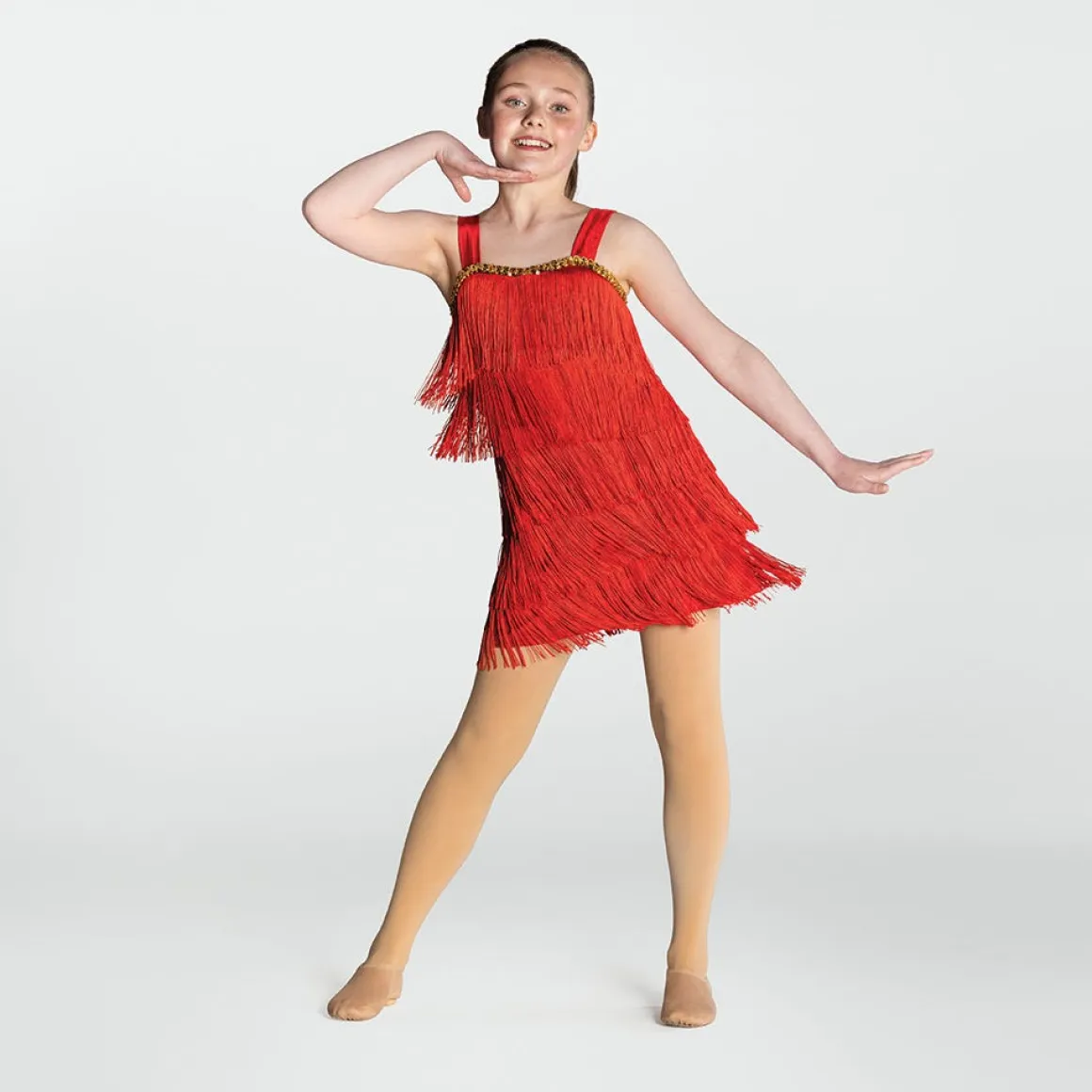 Sequin Trimmed Flapper Dress