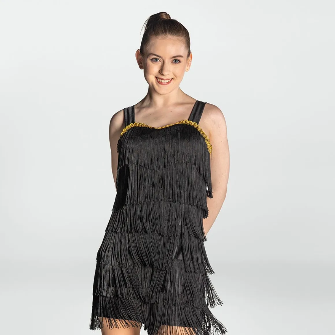 Sequin Trimmed Flapper Dress