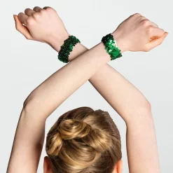Sequin Wrist Bands - Pair
