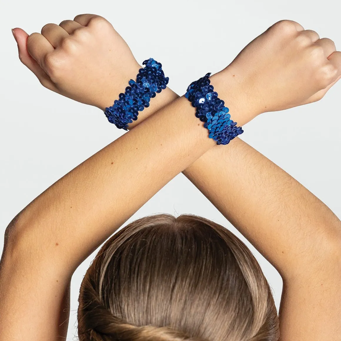 Sequin Wrist Bands - Pair