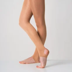 Silky Dance Shimmer Stirrup Tights