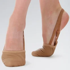 Silky Leather Half Sole Shoe