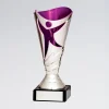 Silver and Pink Dance Trophy