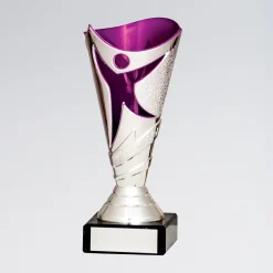 Silver and Pink Dance Trophy