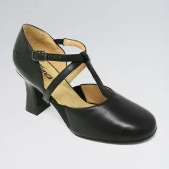 So Danca T-Strapped Elasticated Gussets 3 Inches Heel Character Shoes