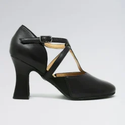 So Danca T-Strapped Elasticated Gussets 3 Inches Heel Character Shoes