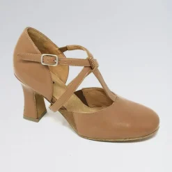 So Danca T-Strapped Elasticated Gussets 3 Inches Heel Character Shoes