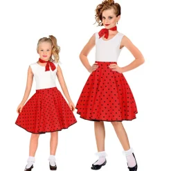 50s Polka Dot Skirt and Neck Scarf