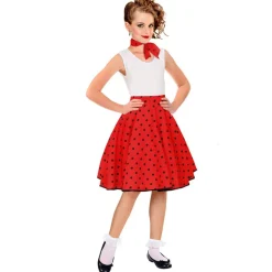 50s Polka Dot Skirt and Neck Scarf