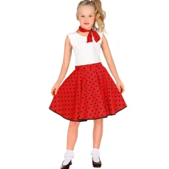50s Polka Dot Skirt and Neck Scarf