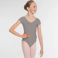 1st Position Alice Cap Sleeved Ruched Leotard (Matt Nylon)