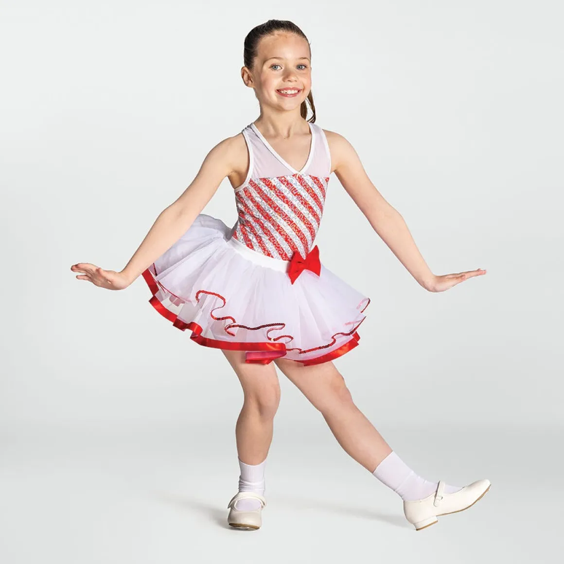 1st Position Candy Cane Glitz Tutu