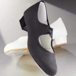1st Position Canvas Low Heel Tap Shoes