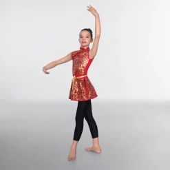 1st Position Chinese Sequin Over Dress