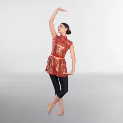 1st Position Chinese Sequin Over Dress